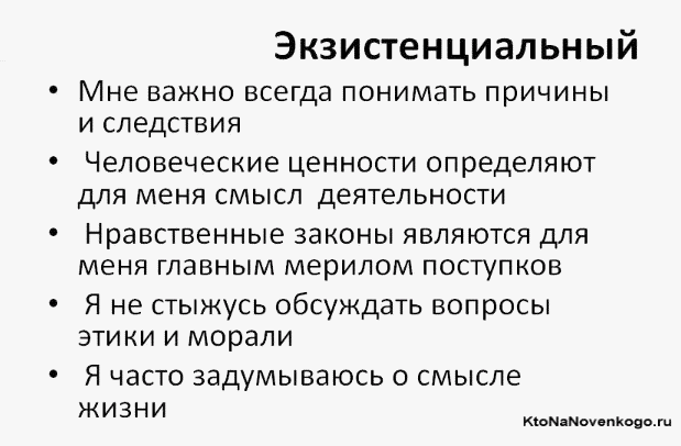 Экзистенциальный — это...