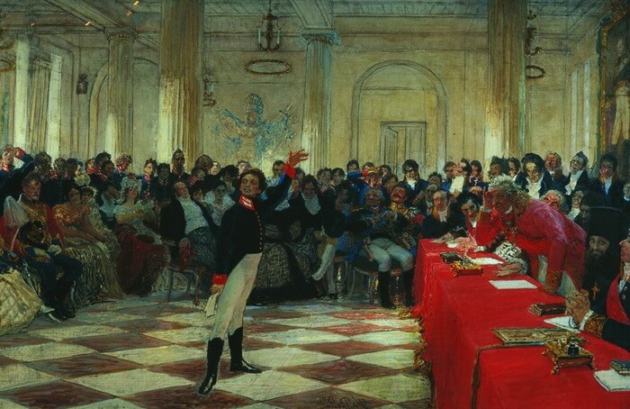Пушкин во время учебы