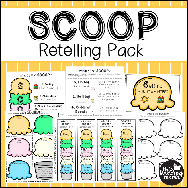 SCOOP Retelling Pack - This Reading Mama