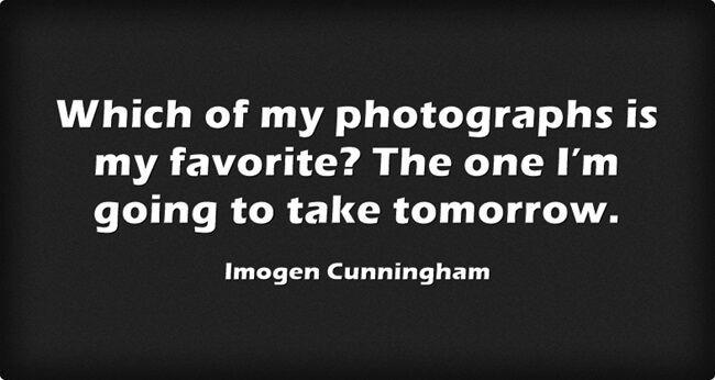 photography quote imogen cunningham
